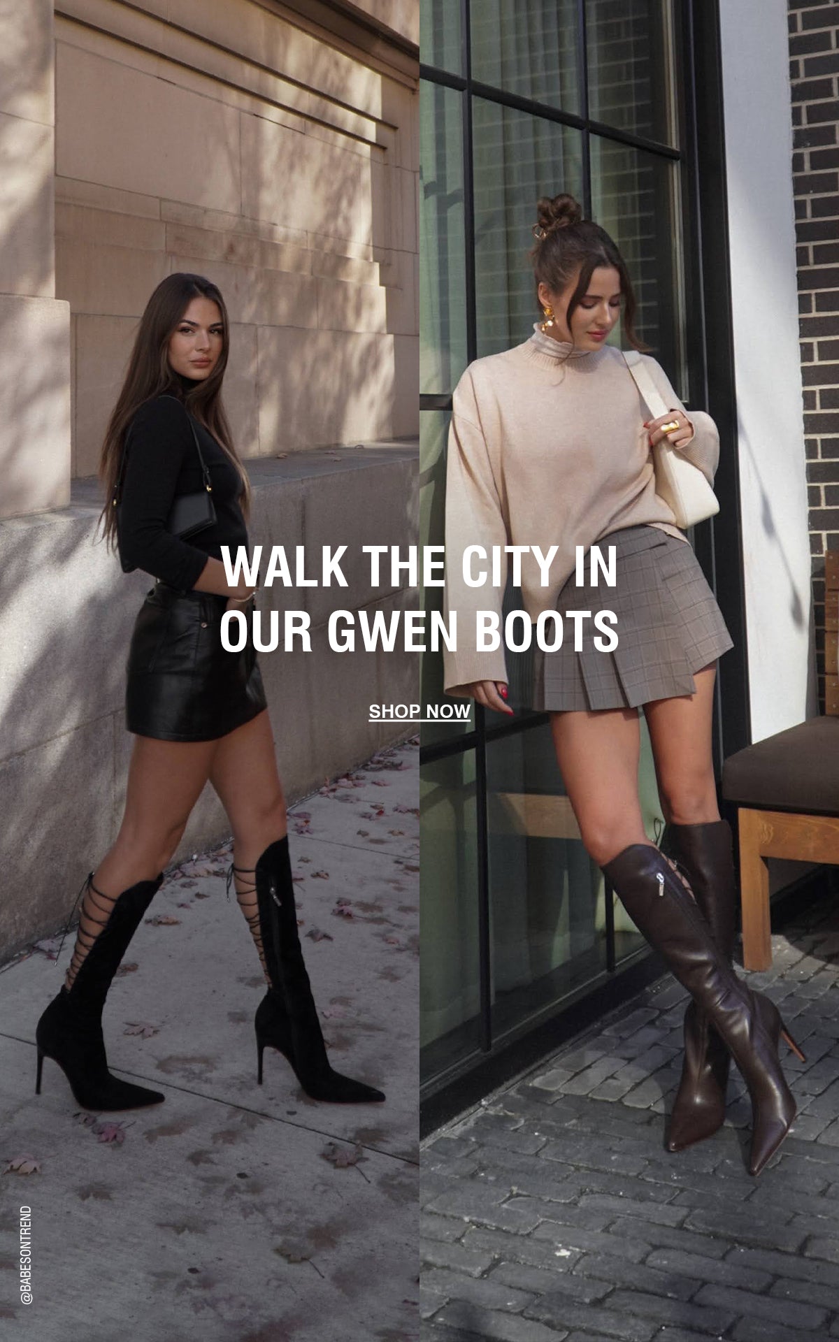 Walk the city in out gwen boots - Schutz Shoes